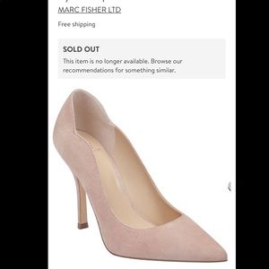 Marc Fisher Ivya 2 Scalloped Upper Pump High Heels